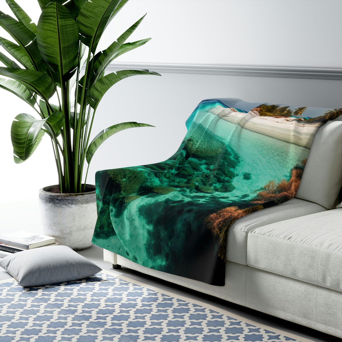 Sandcastle Paradise | Fleece Blanket