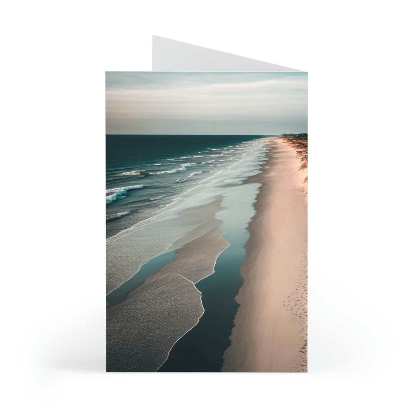 Sand and Surf Beach Bungalow | Greeting Cards