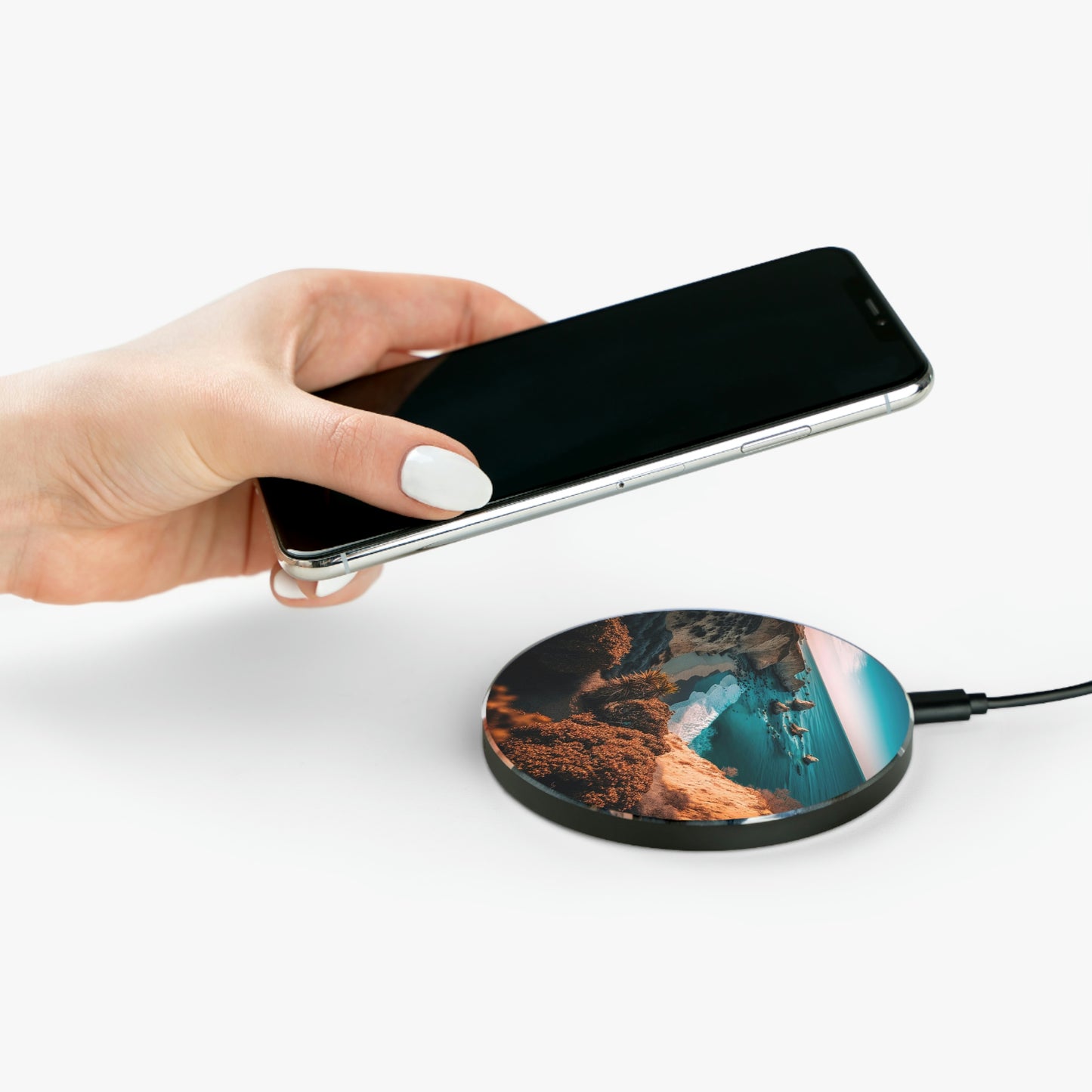 'Sandy Oasis' | Wireless Charger