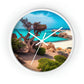 Sunny Seaside Escape | Wall Clock