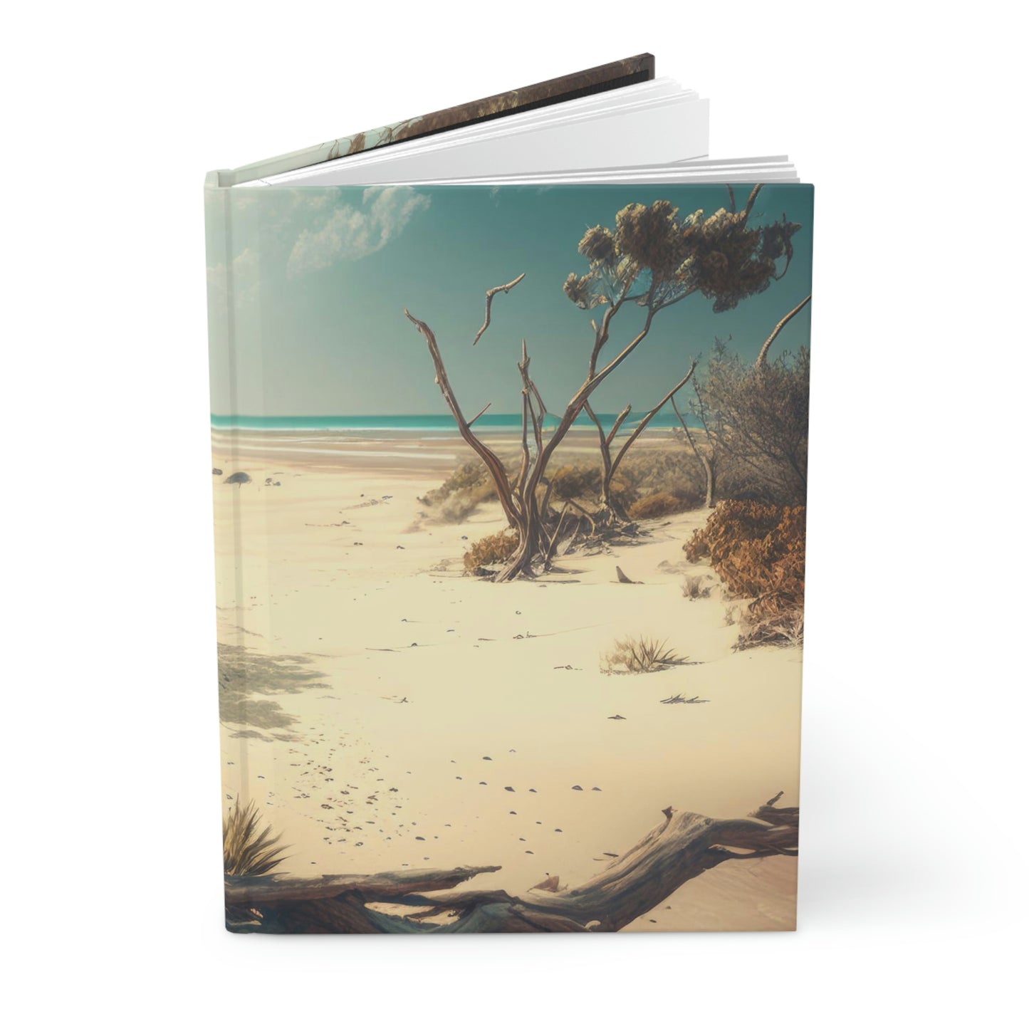 Sunny Shores Beach House | Hardcover Journal