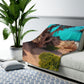Sunny Seaside Escape | Fleece Blanket