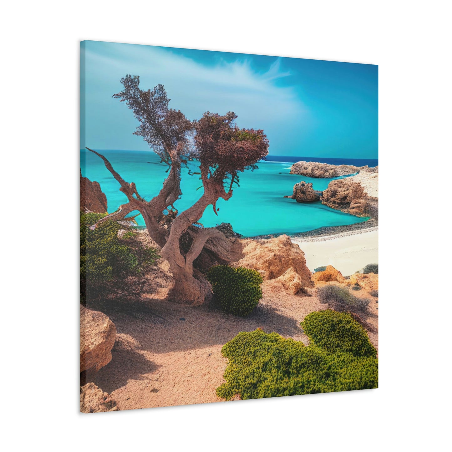 Sunny Seaside Escape | Canvas