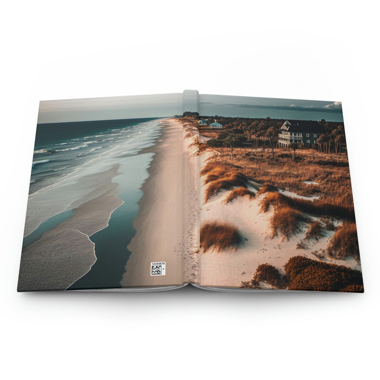 Sand and Surf Beach Bungalow | Hardcover Journal