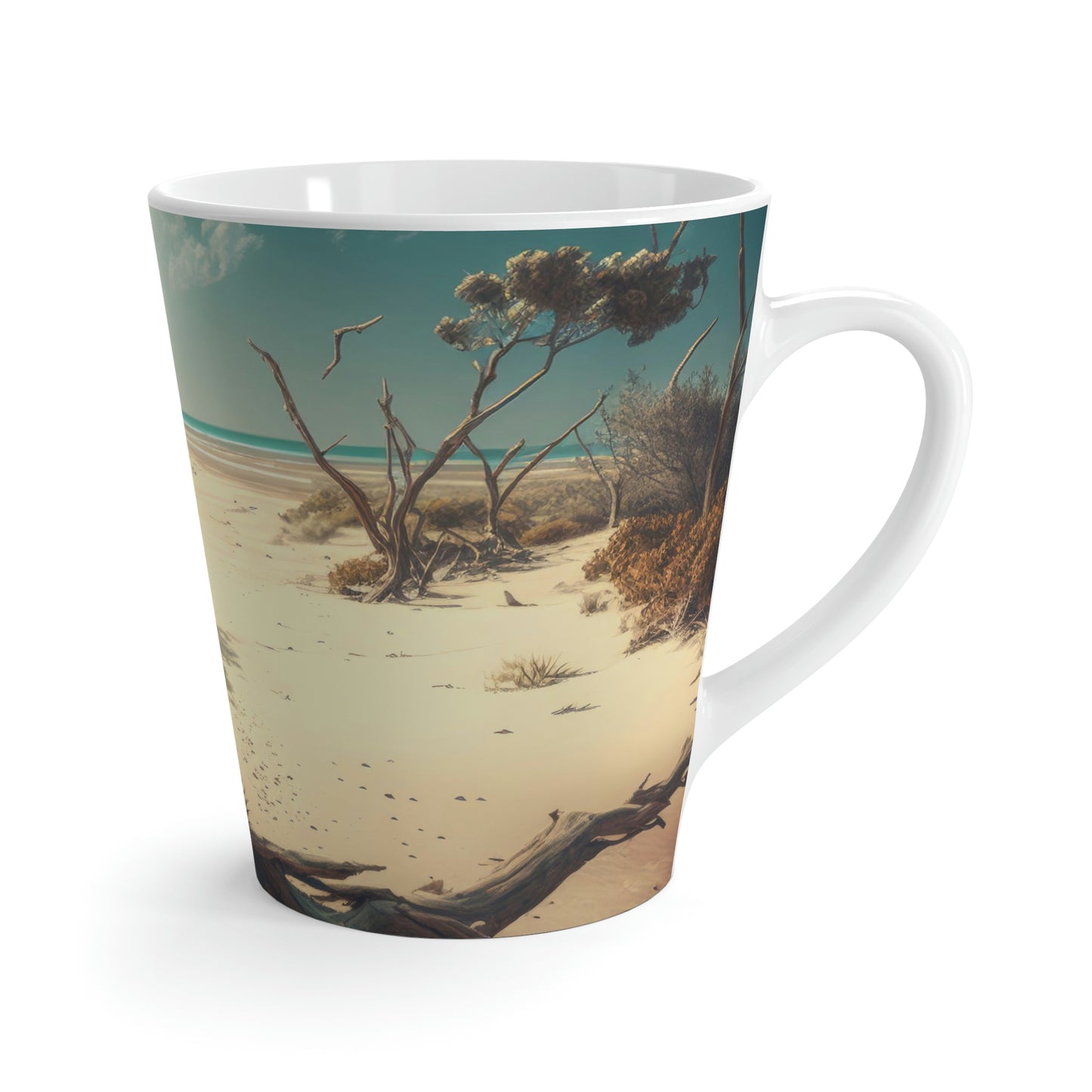 Sunny Shores Beach House | Latte Mug