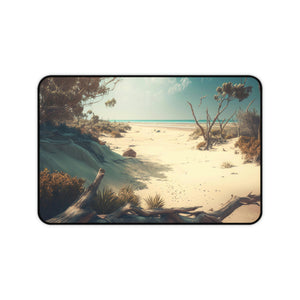 Sunny Shores Beach House | Desk Mat