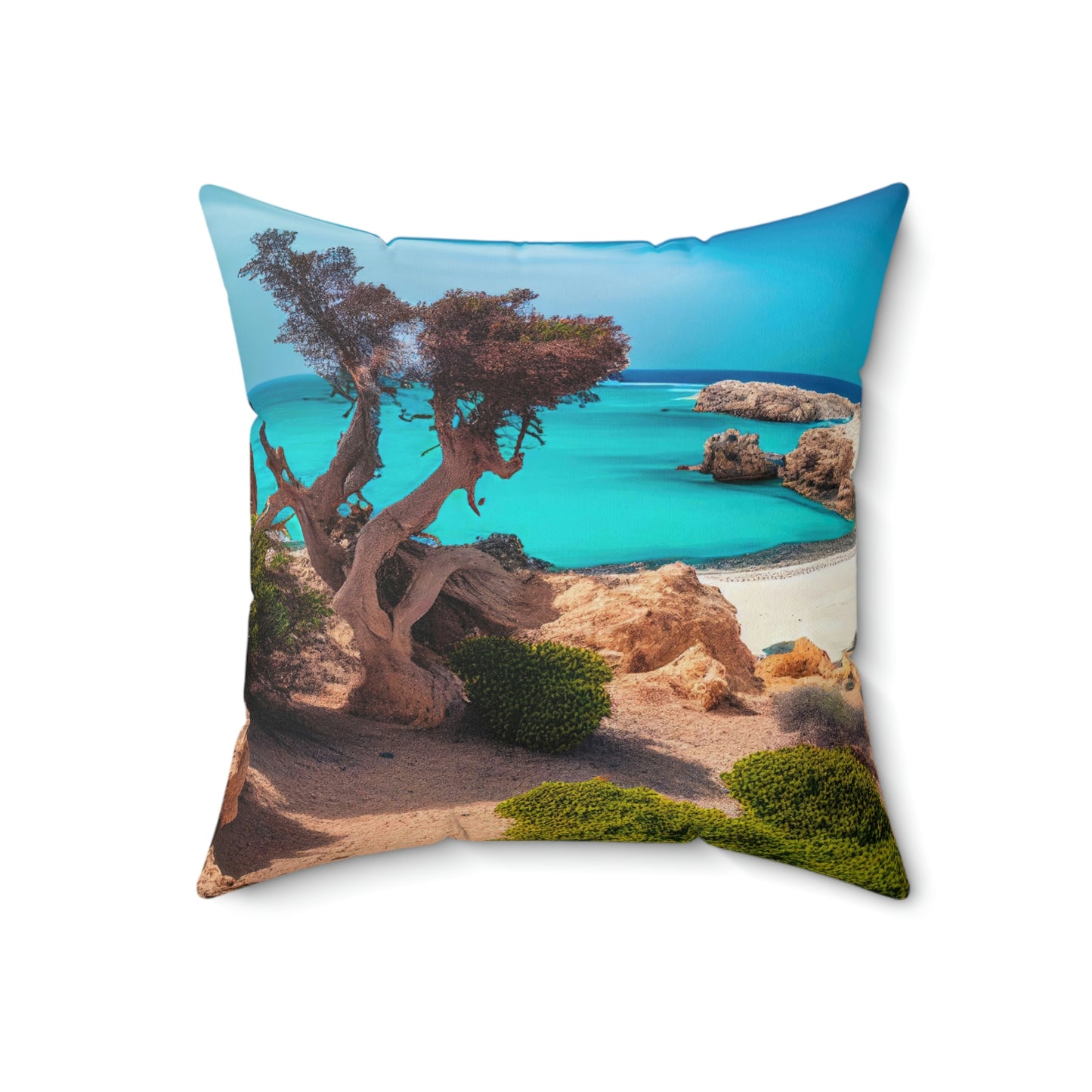 Sunny Seaside Escape | Pillow