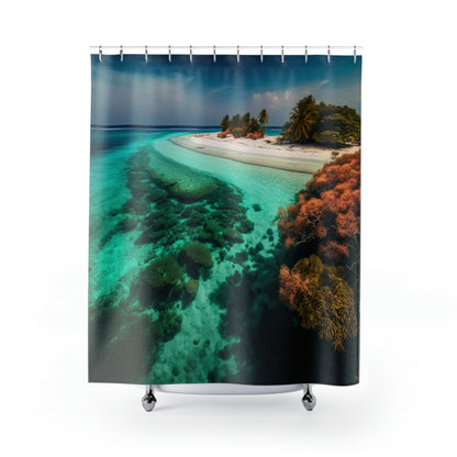 Sandcastle Paradise | Shower Curtains