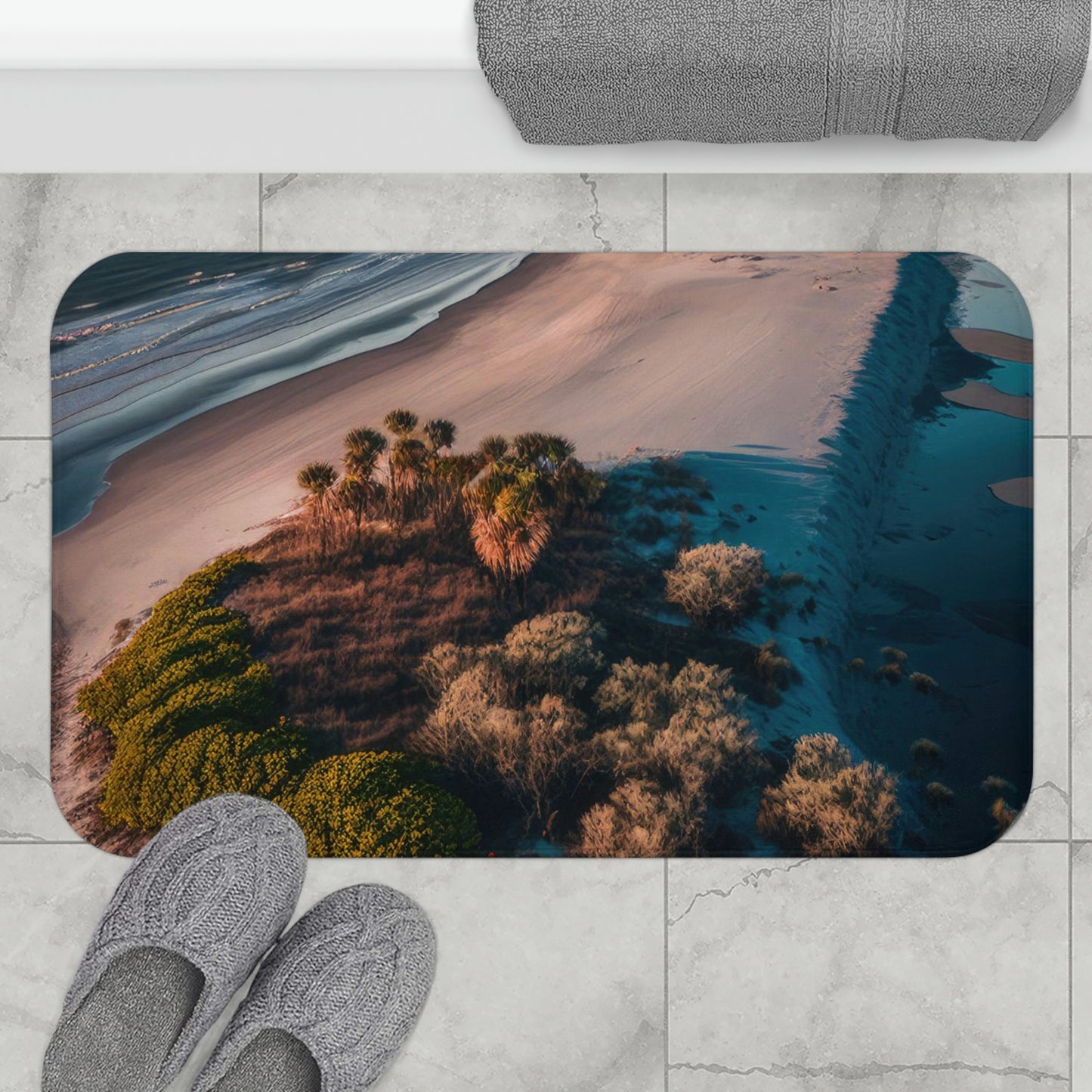 Tropical Oasis | Bath Mat